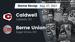 Recap: Caldwell  vs. Berne Union  2021