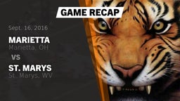 Recap: Marietta  vs. St. Marys  2016