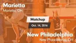 Matchup: Marietta vs. New Philadelphia  2016