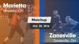 Matchup: Marietta vs. Zanesville  2016