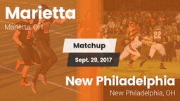 Matchup: Marietta vs. New Philadelphia  2017