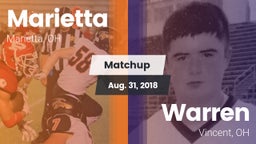 Matchup: Marietta vs. Warren  2018