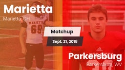 Matchup: Marietta vs. Parkersburg  2018