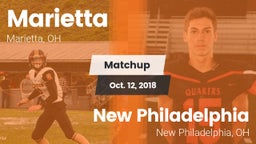 Matchup: Marietta vs. New Philadelphia  2018