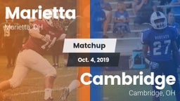 Matchup: Marietta vs. Cambridge  2019