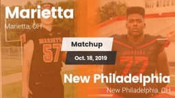 Matchup: Marietta vs. New Philadelphia  2019