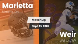 Matchup: Marietta vs. Weir  2020