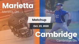 Matchup: Marietta vs. Cambridge  2020