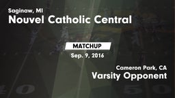 Matchup: Nouvel Catholic Cent vs. Varsity Opponent  2016