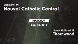 Matchup: Nouvel Catholic Cent vs. Thornwood  2016
