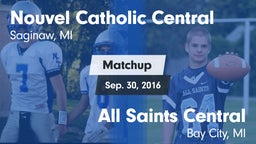 Matchup: Nouvel Catholic Cent vs. All Saints Central  2016