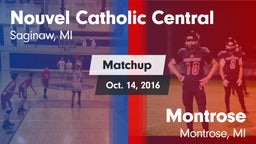 Matchup: Nouvel Catholic Cent vs. Montrose  2016