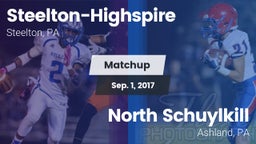 Matchup: Steelton-Highspire vs. North Schuylkill  2017