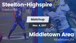 Matchup: Steelton-Highspire vs. Middletown Area  2017