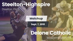 Matchup: Steelton-Highspire vs. Delone Catholic  2018