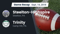 Recap: Steelton-Highspire  vs. Trinity  2018