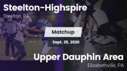 Matchup: Steelton-Highspire vs. Upper Dauphin Area  2020