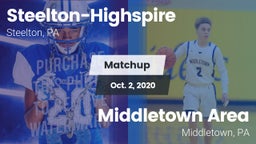 Matchup: Steelton-Highspire vs. Middletown Area  2020