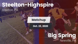 Matchup: Steelton-Highspire vs. Big Spring  2020