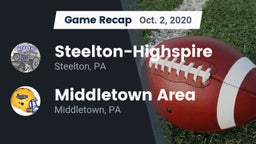 Recap: Steelton-Highspire  vs. Middletown Area  2020