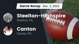 Recap: Steelton-Highspire  vs. Canton  2022