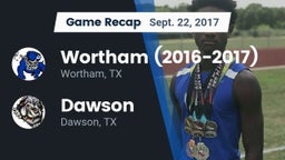 Recap: Wortham  (2016-2017) vs. Dawson  2017