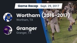 Recap: Wortham  (2016-2017) vs. Granger  2017