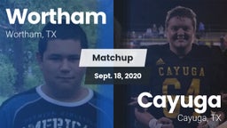 Matchup: Wortham  vs. Cayuga  2020