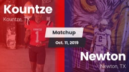 Matchup: Kountze vs. Newton  2019