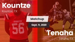 Matchup: Kountze vs. Tenaha  2020