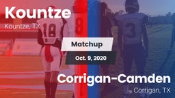 Matchup: Kountze vs. Corrigan-Camden  2020