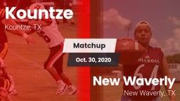 Matchup: Kountze vs. New Waverly  2020