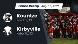 Recap: Kountze  vs. Kirbyville  2021
