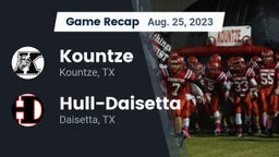 Recap: Kountze  vs. Hull-Daisetta  2023
