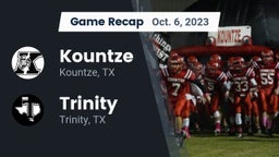 Recap: Kountze  vs. Trinity  2023