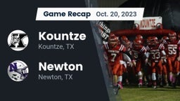 Recap: Kountze  vs. Newton  2023