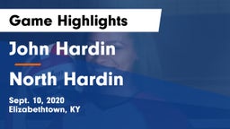 John Hardin  vs North Hardin  Game Highlights - Sept. 10, 2020