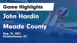 John Hardin  vs Meade County  Game Highlights - Aug. 26, 2021