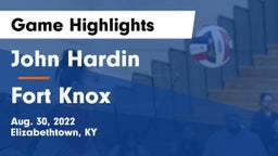 John Hardin  vs Fort Knox Game Highlights - Aug. 30, 2022