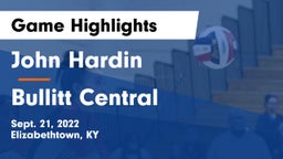 John Hardin  vs Bullitt Central Game Highlights - Sept. 21, 2022