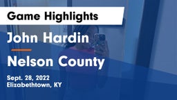 John Hardin  vs Nelson County  Game Highlights - Sept. 28, 2022