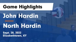 John Hardin  vs North Hardin  Game Highlights - Sept. 28, 2022