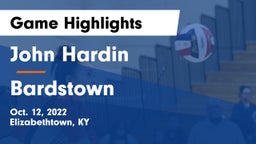 John Hardin  vs Bardstown Game Highlights - Oct. 12, 2022