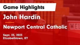 John Hardin  vs Newport Central Catholic  Game Highlights - Sept. 23, 2023