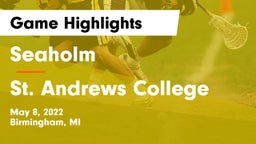 Seaholm  vs St. Andrews College Game Highlights - May 8, 2022