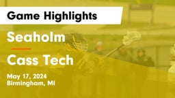 Seaholm  vs Cass Tech  Game Highlights - May 17, 2024