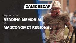 Recap: Reading Memorial  vs. Masconomet Regional  2015