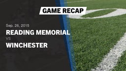 Recap: Reading Memorial  vs. Winchester  2015