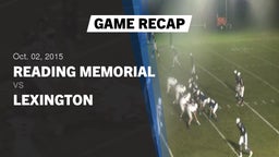 Recap: Reading Memorial  vs. Lexington 2015