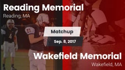 Matchup: Reading Memorial vs. Wakefield Memorial  2017